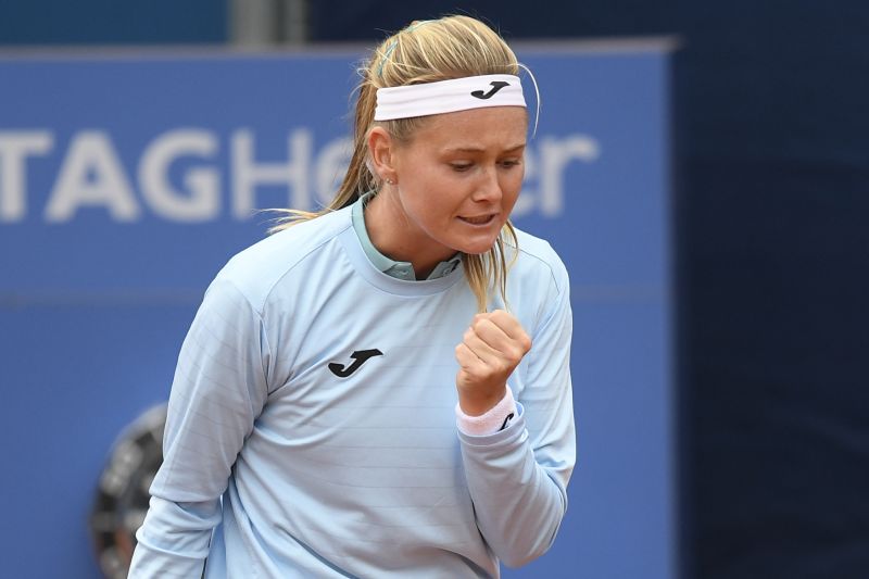 Česká tenistka Marie Bouzková. Česká tenistka Marie Bouzková.