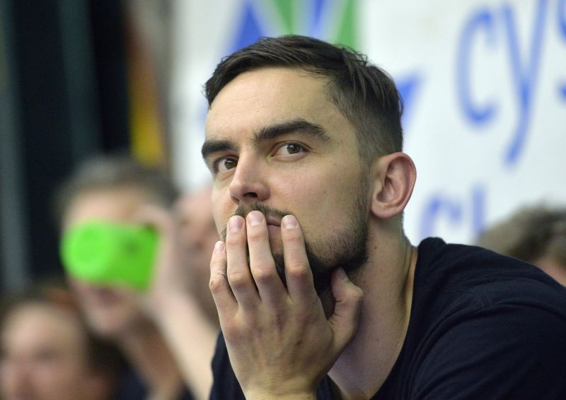 Český basketbalista Tomáš Satoranský.