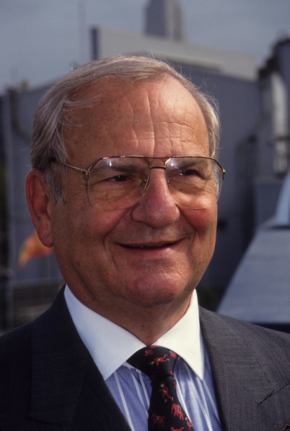 Automobilový manažer a vizionář Lee Iacocca.