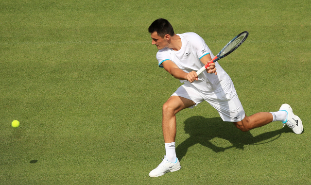 Australský tenista Bernard Tomic. 