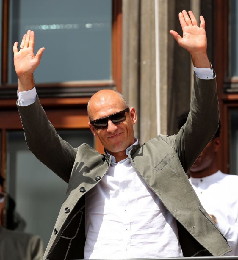 Nizozemský fotbalista Arjen Robben.