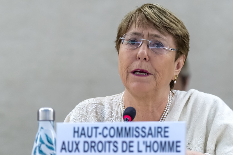 Michelle Bacheletová je potěšena kroky Venezuely.
