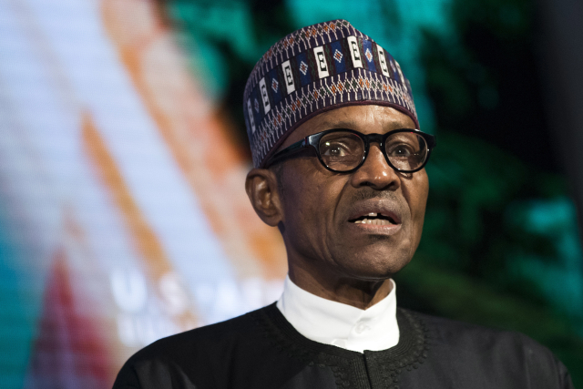Nigerijský prezident Muhammadu Buhari.