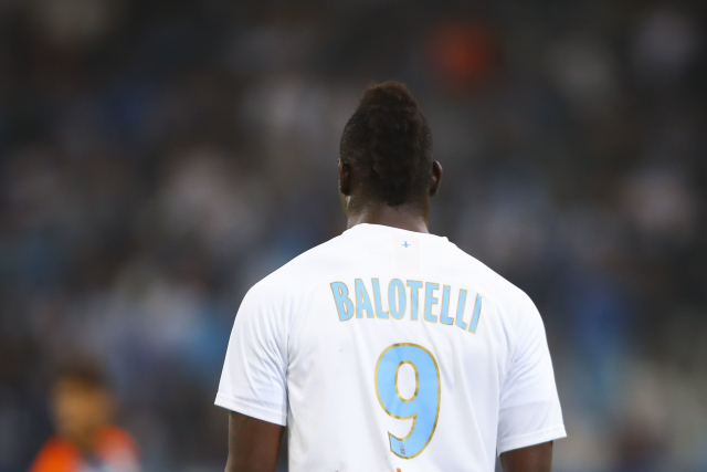 Mario Balotelli v dresu Olympique Marseille. 