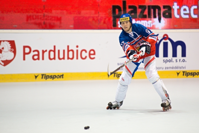 Český inline hokejista Vladimír Kameš.