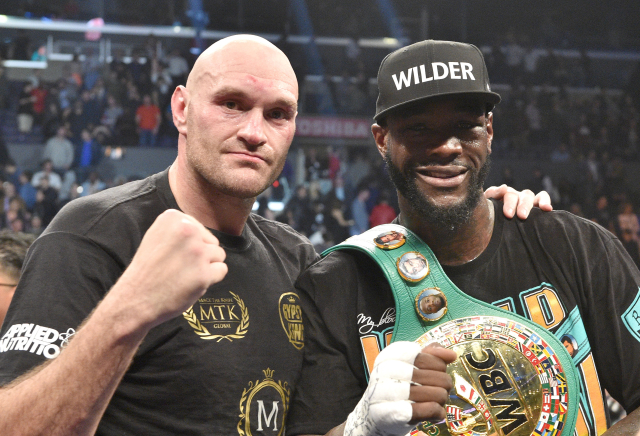 Tyson Fury a Deontay Wilder. 