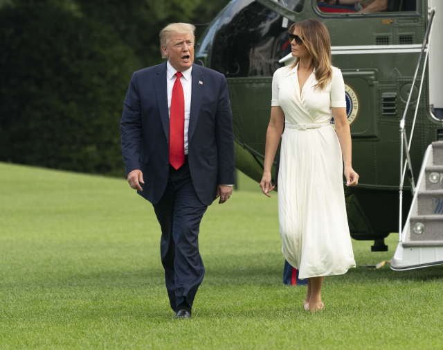Donald Trump s manželkou Melanií. 