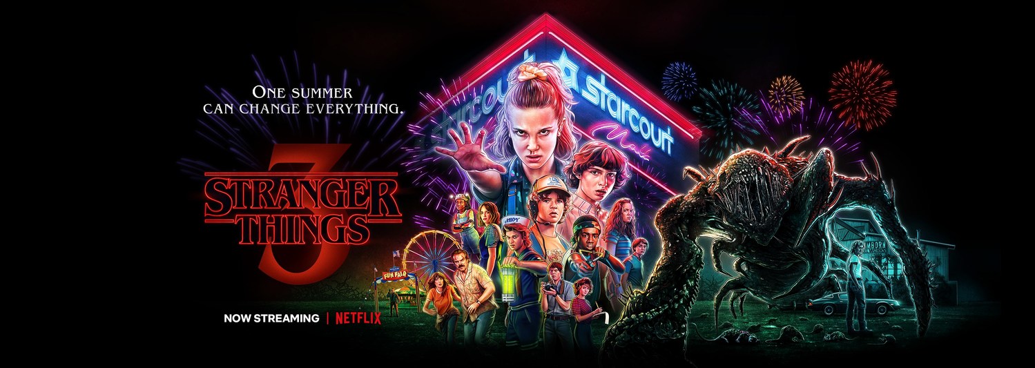 Plakát ke Stranger Things 3.