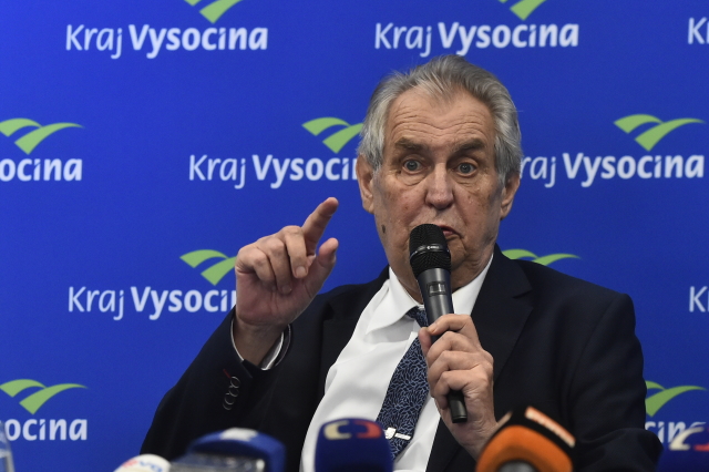 Miloš Zeman. 