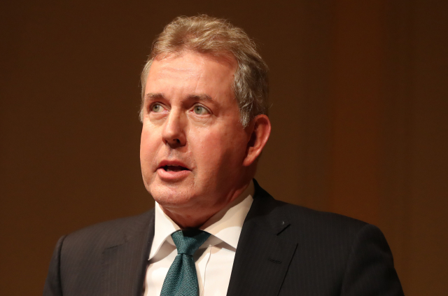 Britský velvyslanec ve Spojených státech Kim Darroch.