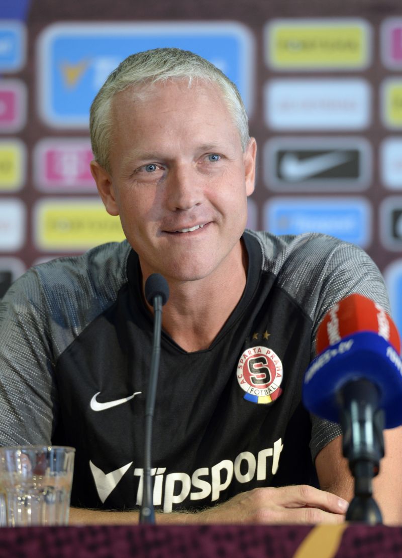 Trenér fotbalistů pražské Sparty Václav Jílek.