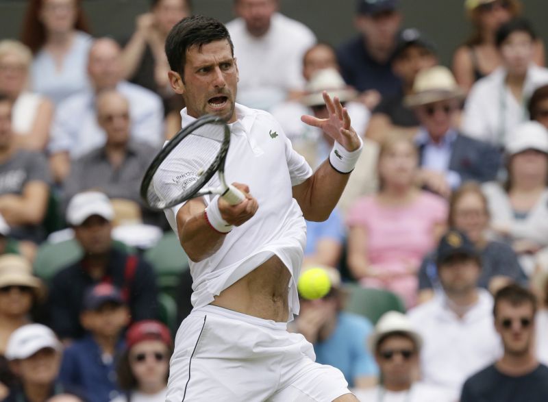 Srbský tenista Novak Djokovič.