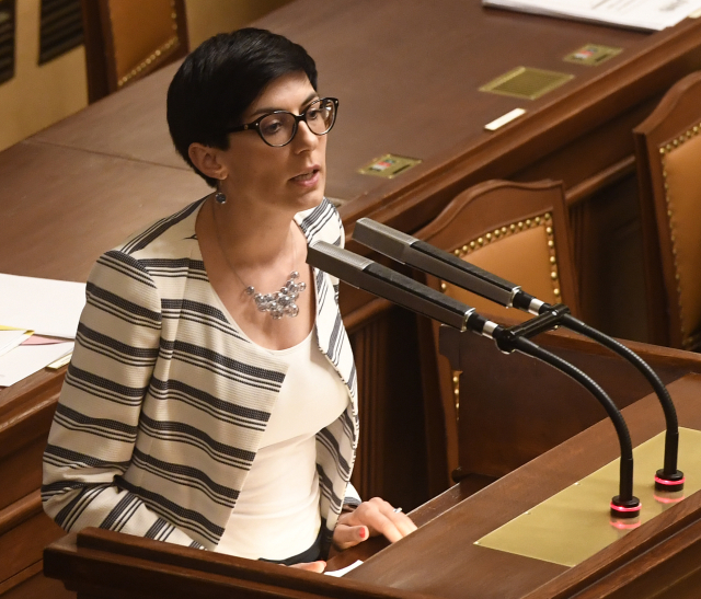 Poslankyně Markéta Pekarová Adamová (TOP 09).