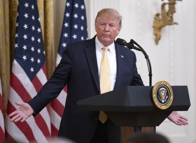 Americký prezident Donald Trump. Americký prezident Donald Trump.