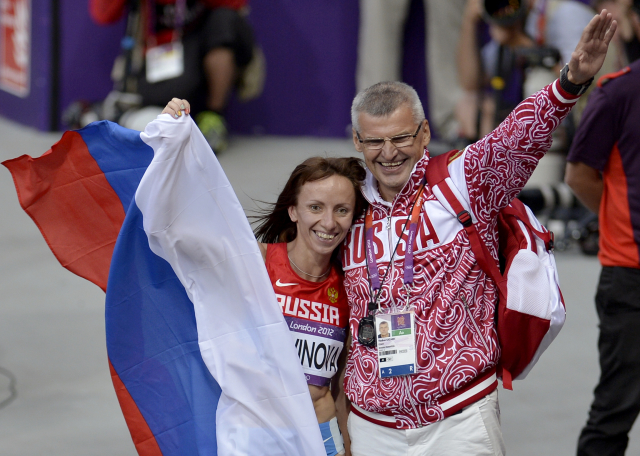 Ruský trenér Vladimir Kazarin.