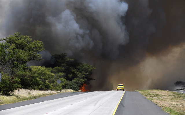 Plameny zachvátily přes 12 kilometrů čtverečních havajského ostrova Maui.