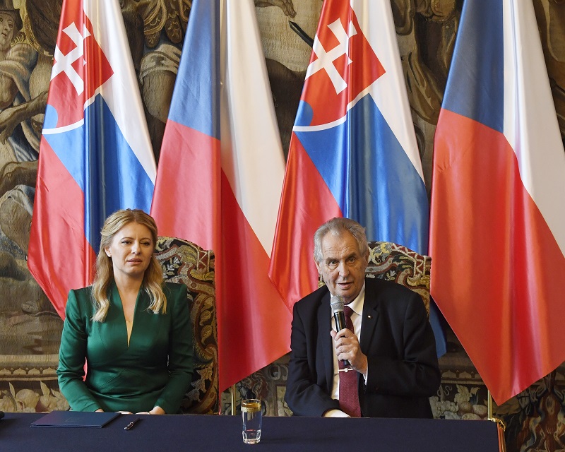 Zuzana Čaputová byla na první zahraniční návštěvě tradičně v České republice.