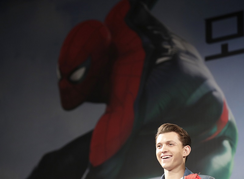 Hlavní představitel Spider-Mana Tom Holland.