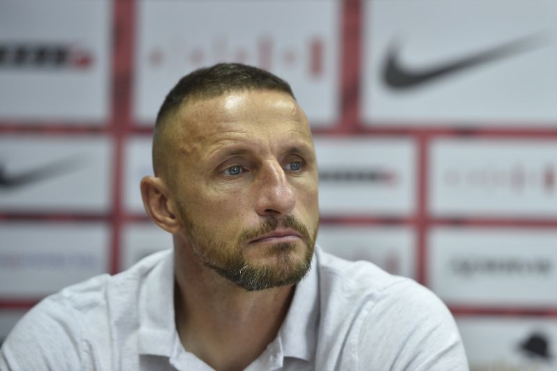 Trenér fotbalistů Brna Pavel Šustr.