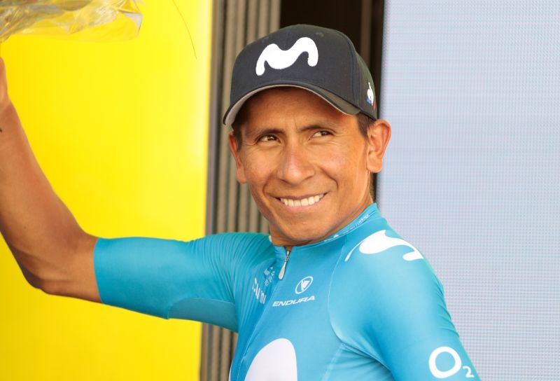 Kolumbijský cyklista Nairo Quintana.