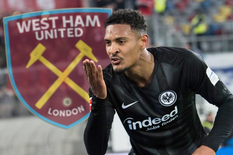 Francouzský útočník Sebastien Haller.