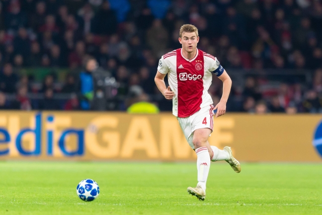 De Ligt v dresu Ajaxu.