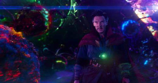 Benedict Cumberbatch v roli Doctora Strange.