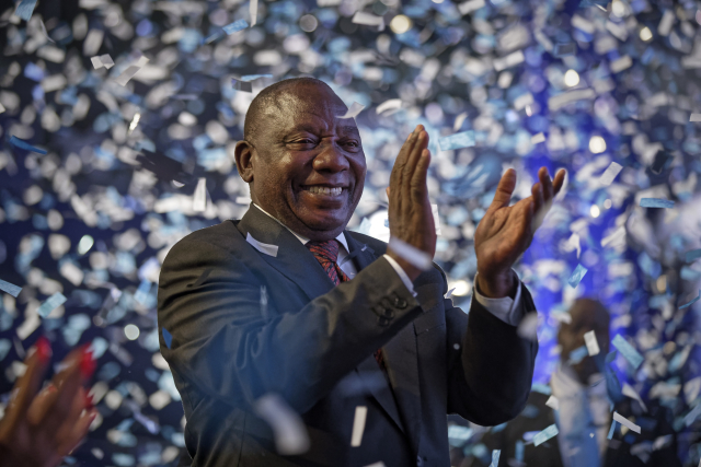 Prezident Jihoafrické republiky Cyril Ramaphosa.