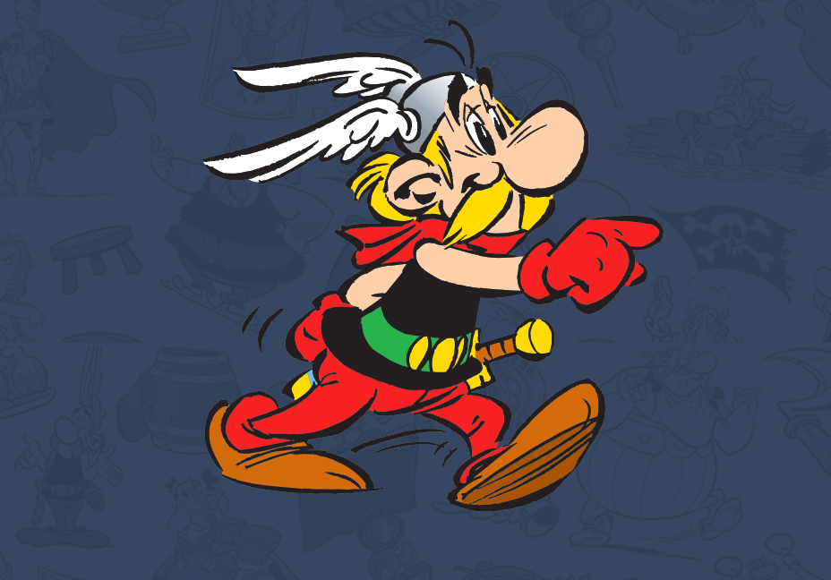 Animovaná postavička Asterixe (ilustrační foto).