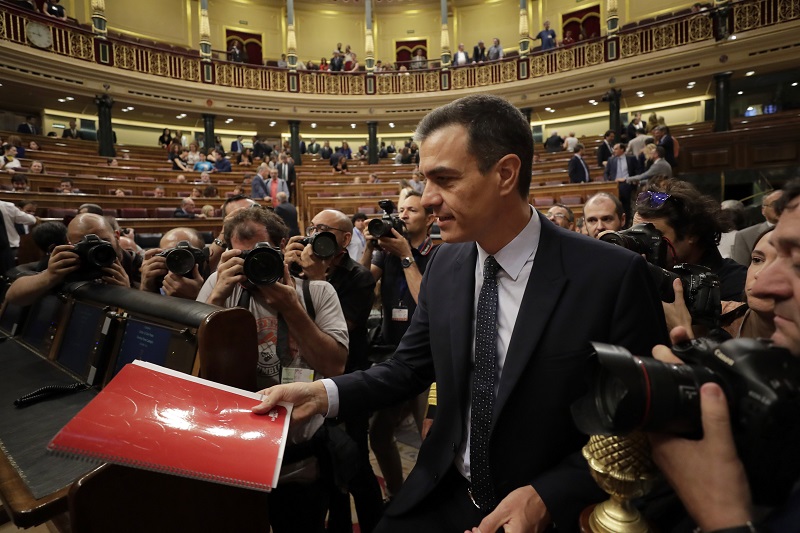 Pokud Pedro Sánchez (na snímku) nezíská důvěru parlamentu, mohou Španělsko čekat předčasné volby.