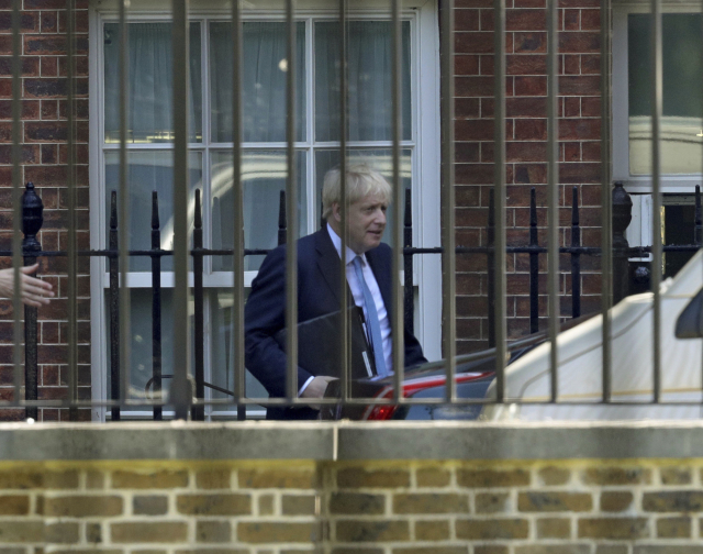 Nový britský premiér Boris Johnson. Nový britský premiér Boris Johnson.