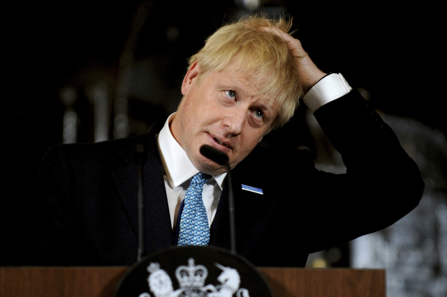 Britský premiér Boris Johnson.