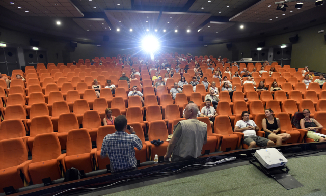 V Uherském Hradišti začala 26. července 2019 Letní filmová škola. Snímek je z kina Hvězda.
