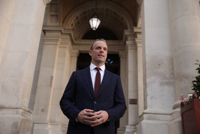 Nový britský ministr zahraničí Dominic Raab. 
