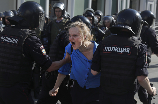 Demonstrace v Rusku.