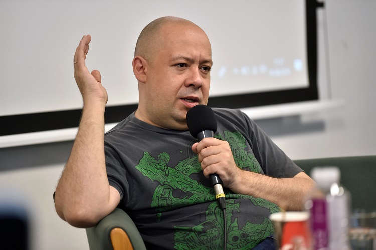 Ruský režisér Alexej German mladší.