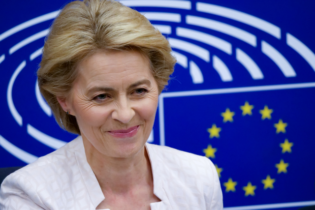 Budoucí předsedkyně Evropské komise (EK) Ursula von der Leyenová .