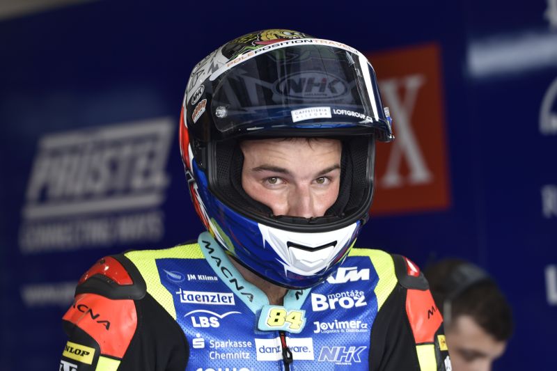 Český motocyklový jezdec Jakub Kornfeil.