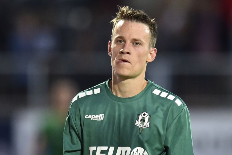 Jablonecký fotbalista Jan Sýkora.