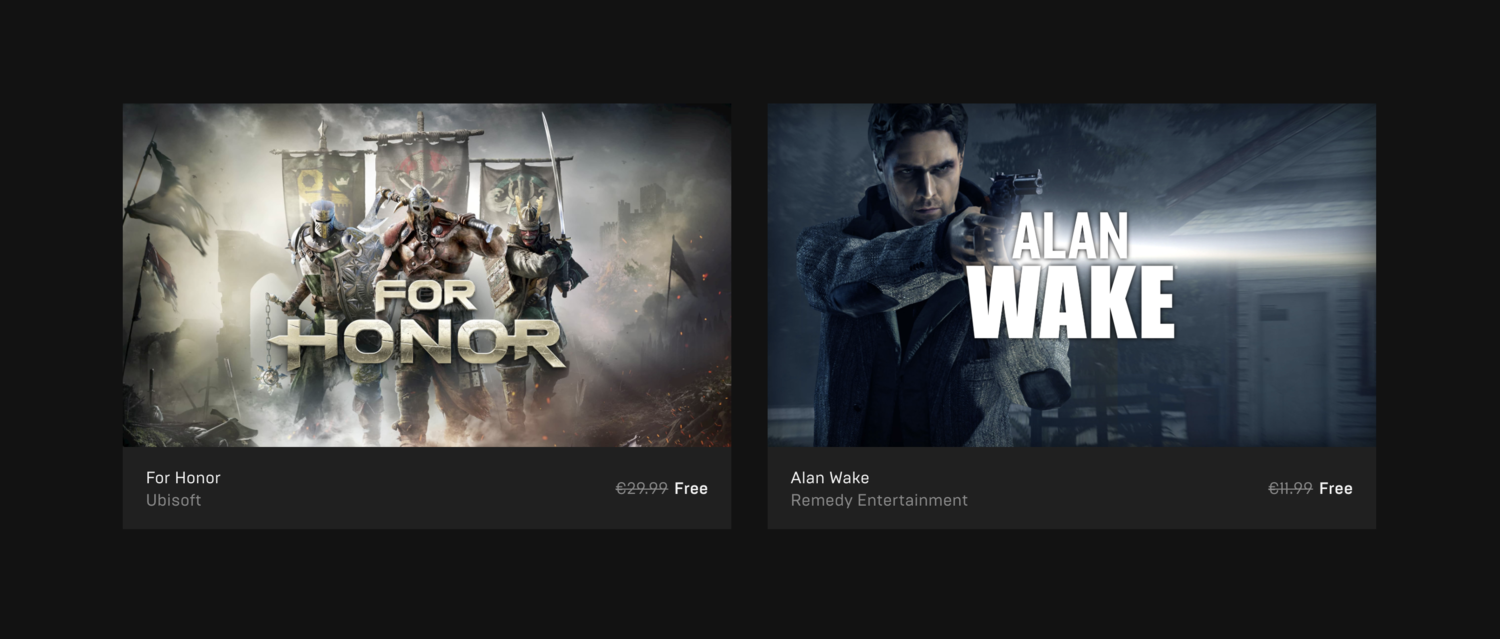 Digitální obchod rozdává thriller Alan Wake a bojovku For Honor zdarma pro PC