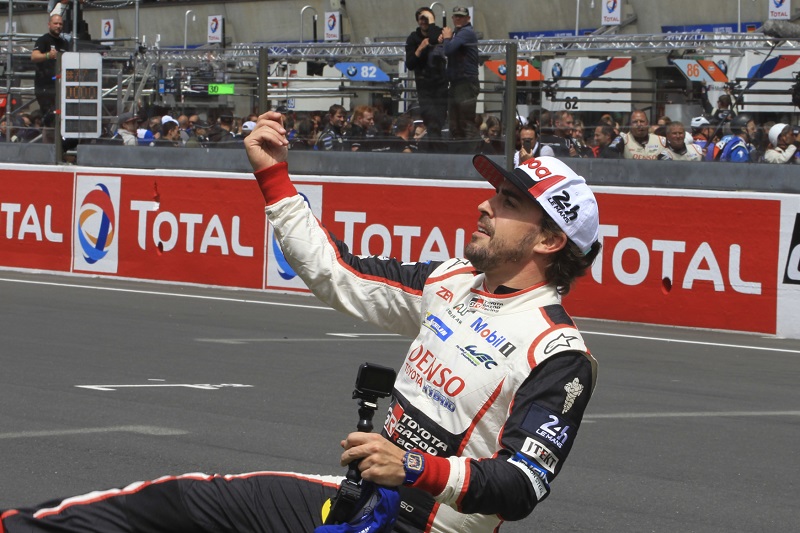 Bývalý jezdec formule 1 Fernando Alonso. 