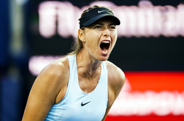 Pětinásobná grandslamová šampionka Šarapovová.