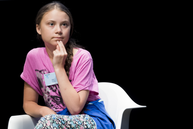 Greta Thunbergová.