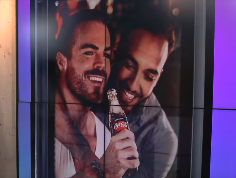 Reklama Coca-Coly vyjadřující podporu LGBTQ komunitě.