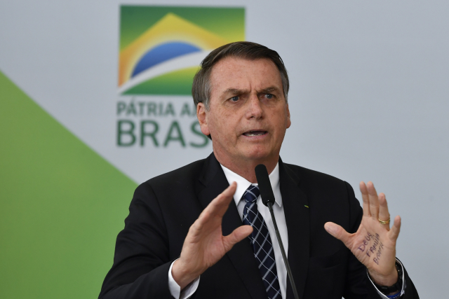 Prezident Brazílie Jair Bolsonaro.