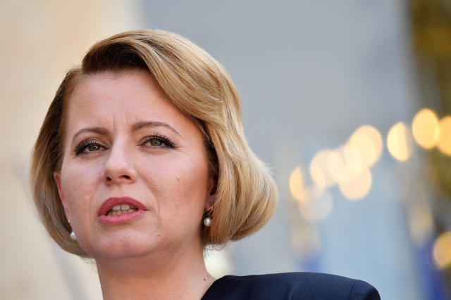 Slovenská prezidentka Zuzana Čaputová. 