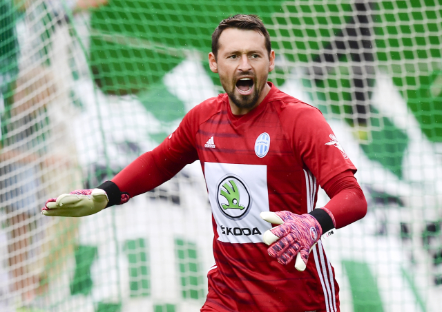 Brankář fotbalistů Mladé Boleslavi Jan Šeda.