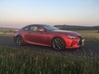 Lexus RC-300h na hřebenech Krušných hor. 
