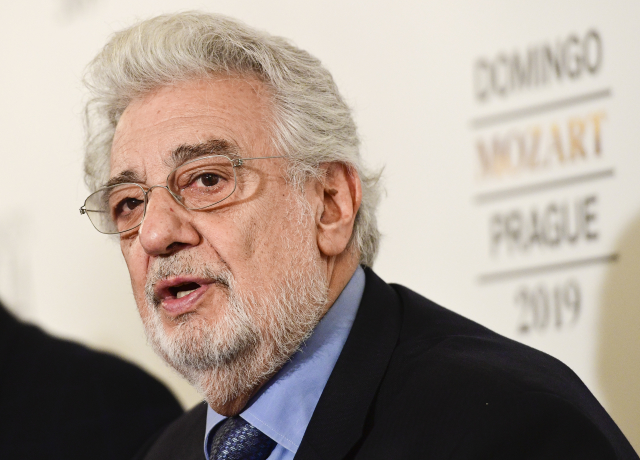 Španělský tenorista Plácido Domingo.  