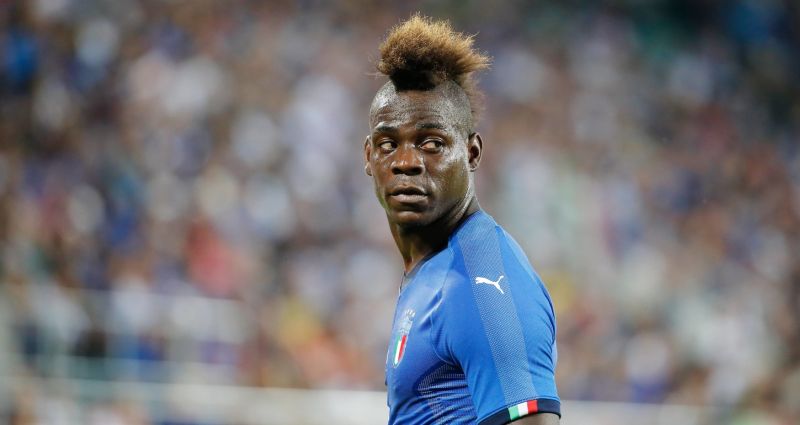 Italský fotbalista Mario Balotelli.